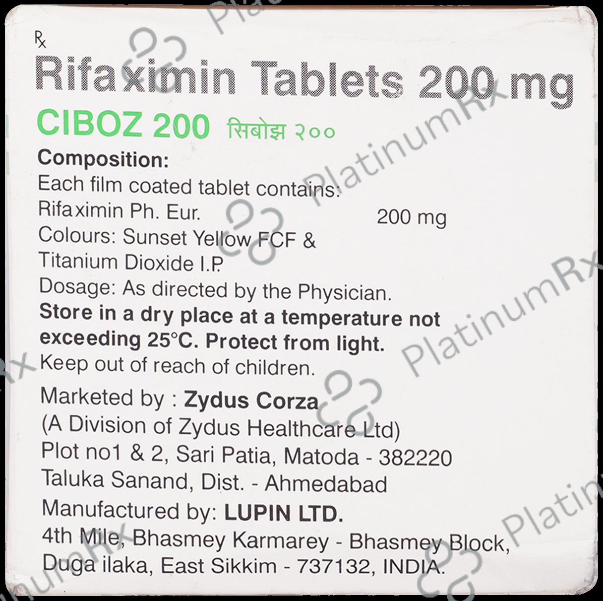 Ciboz 200mg Tablet 10s