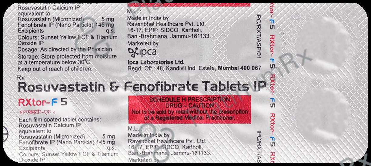 Rxtor F 5/145mg Tablet 10s