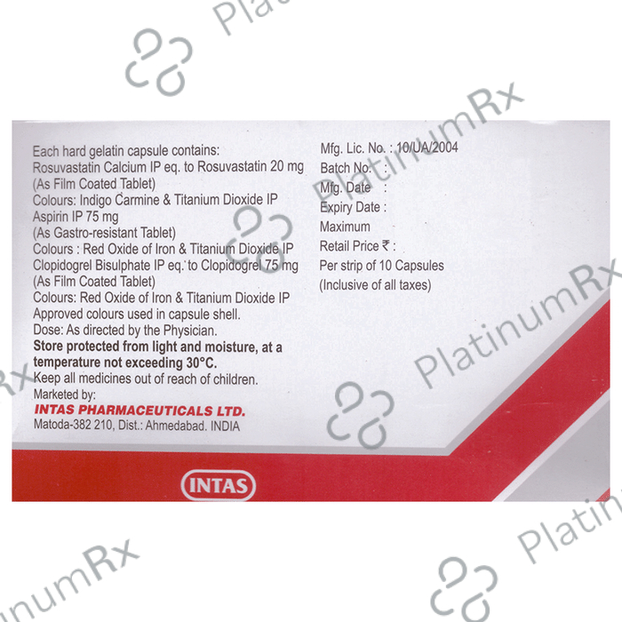 Preva Gold 20 Capsule 10 capsules