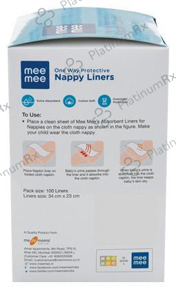 Mee Mee One-Way Protective Nappy Liners