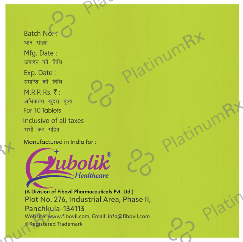 Zubomol Plus Tablet