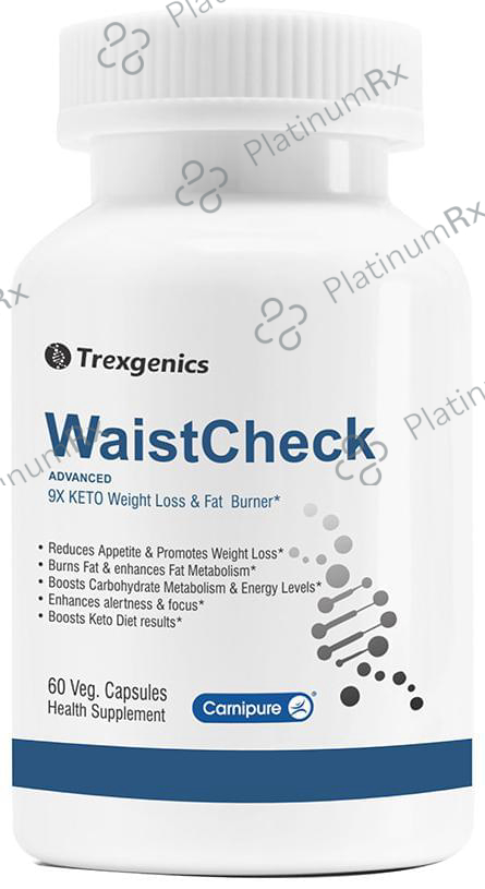 Trexgenics WaistCheck Advanced 9X Keto - Weight Loss & Fat Burner Veg Capsule