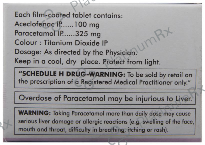 Dolowin Plus 100/325mg Tablet 10s