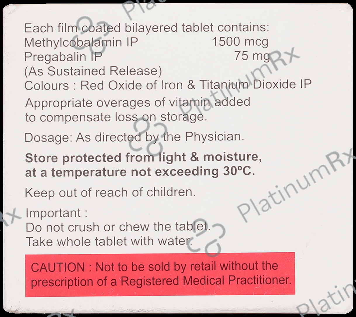 Peg-SR M 75 Tablet