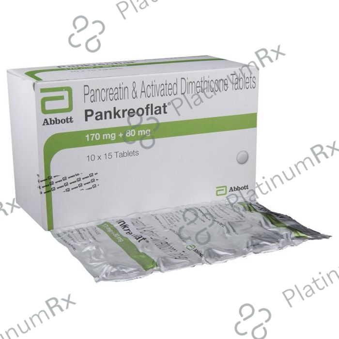 Pankreoflat 170/80mg Tablet 15s