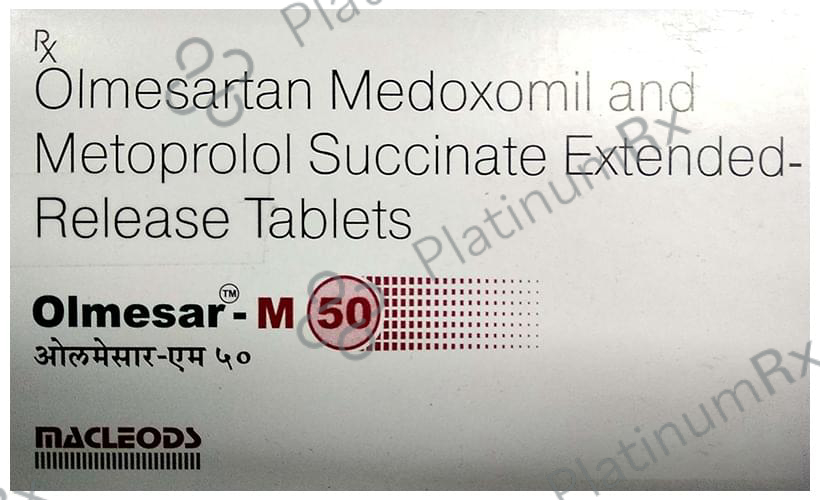 Olmesar M 50/20mg Tablet ER 15s