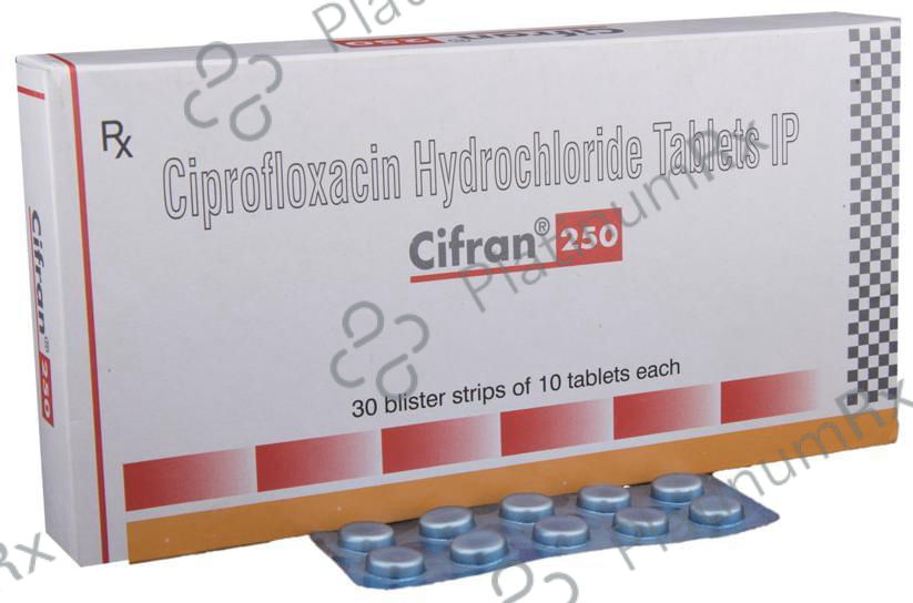 Cifran 250mg Tablet 10s