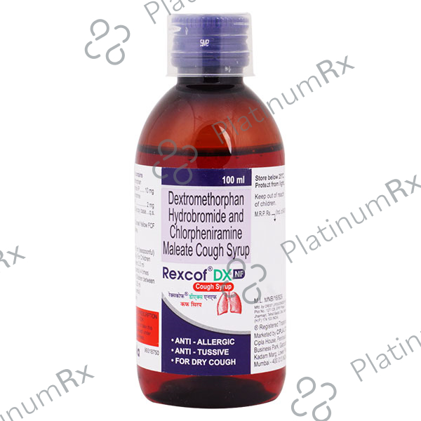 Rexcof DX Cough 2/10mg Syrup 100ml
