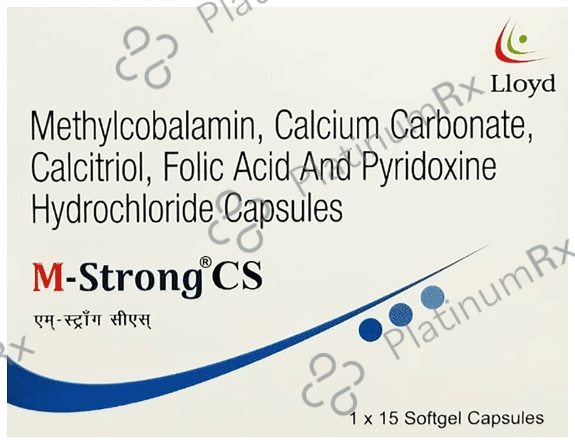 M Strong CS Soft Gelatin Capsule 15s