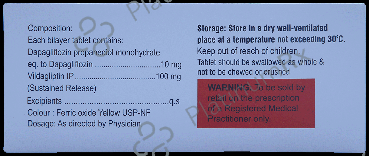 Zilda D 10mg/100mg Tablet
