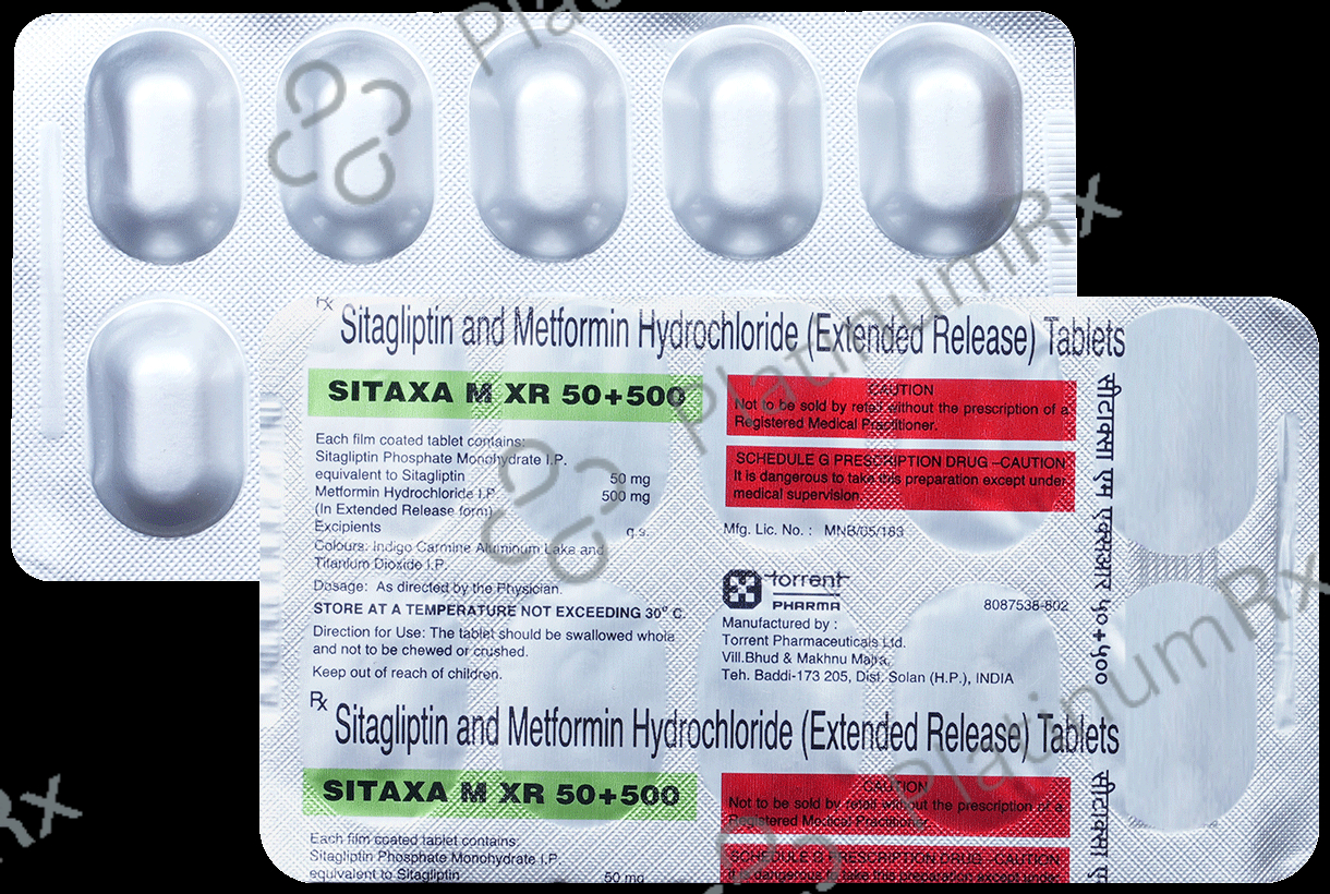 Sitaxa M XR 50/500mg Tablet 10s