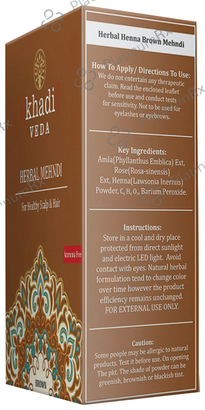 Khadi Veda Brown Herbal Mehndi (20gm Each) for Healthy Scalp & Hair