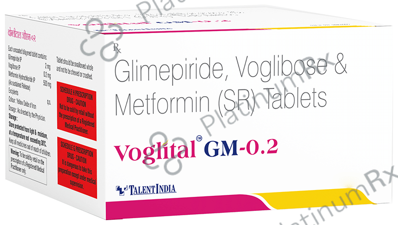 Voglital GM 0.2 Tablet SR 10 tablets Tablet
