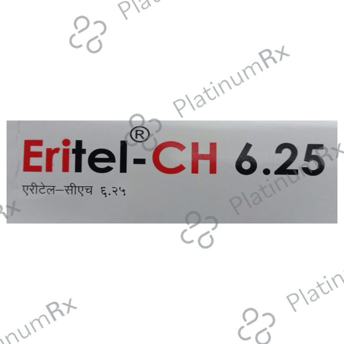 Eritel CH 6.25/40mg Tablet 15s