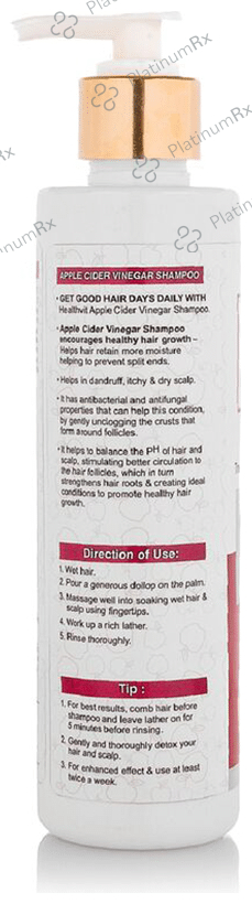 HealthVit Apple Cider Vinegar Shampoo