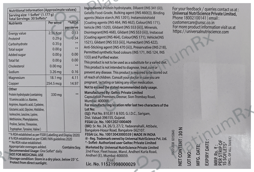 Aminofit Protein Hydrolysate with Mineral Softlets