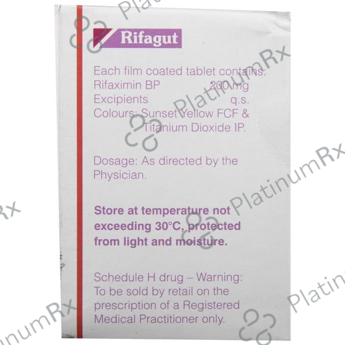 Rifagut 200mg Tablet 10s