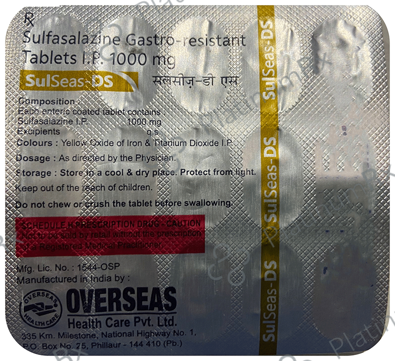 Sulseas DS 1gm Tablet 15s