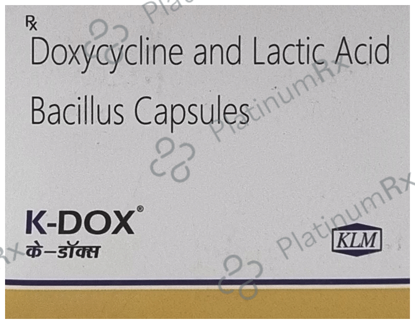 K Dox 100mg/5B Capsule 10s