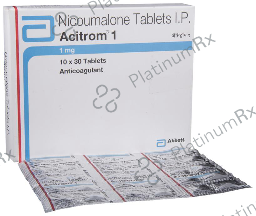 Acitrom 1mg Tablet 30s