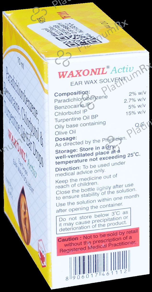 Waxonil Activ Ear Drop 10ml