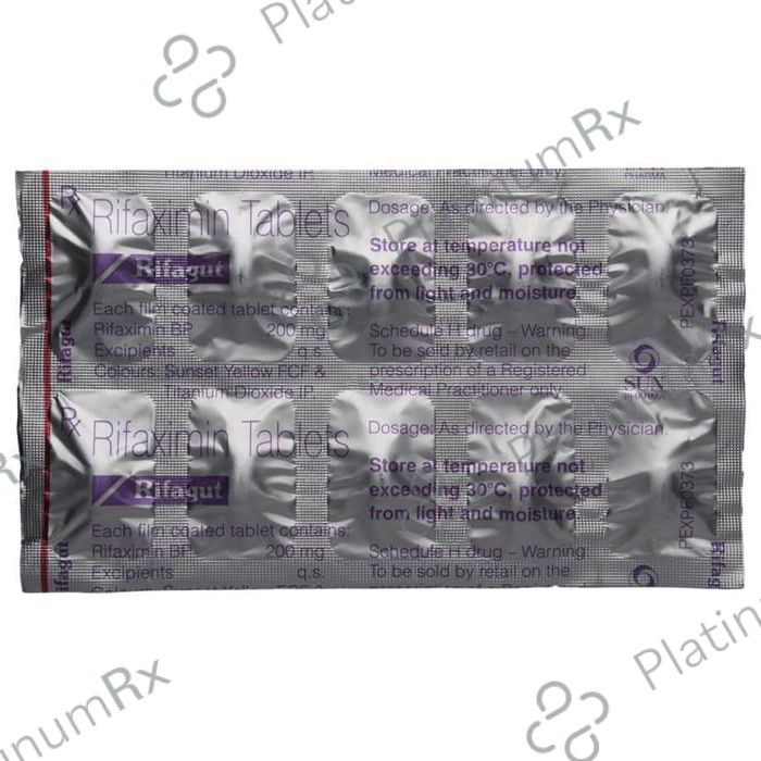 Rifagut 200mg Tablet 10s