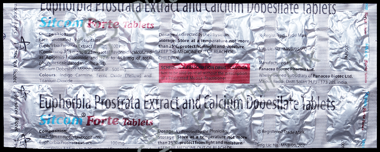 Sitcom Forte 500/100mg Tablet 14s