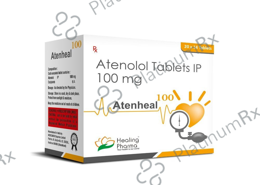 Atenheal 100mg Tablet 14s