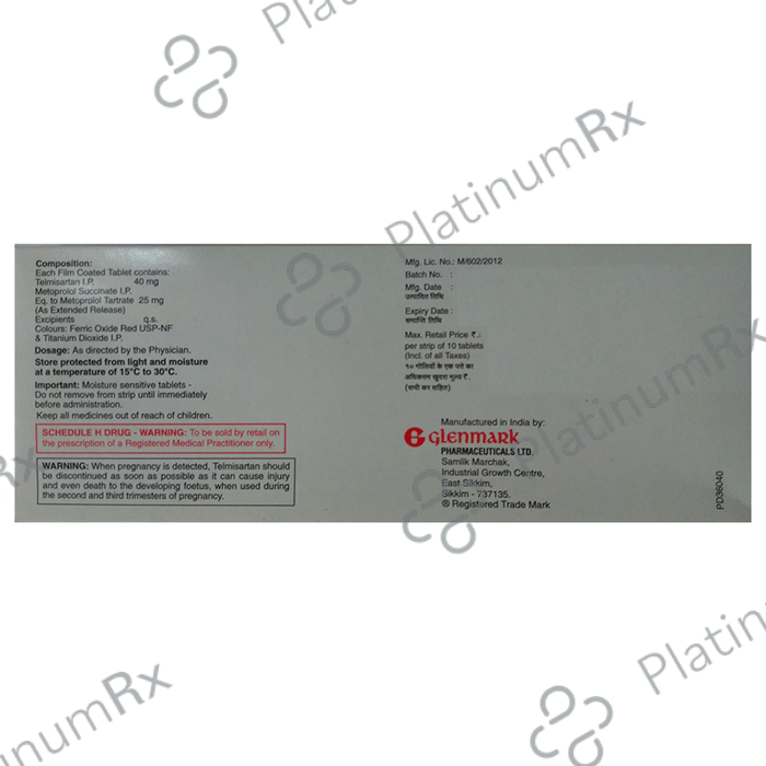 Telma Beta 25/40mg Tablet ER 10s