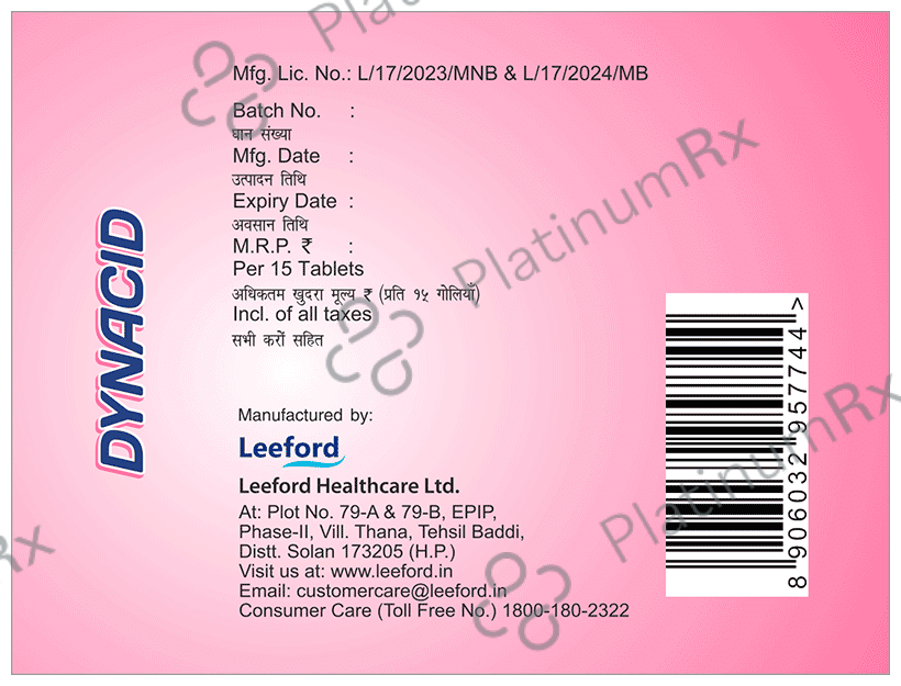 Dynacid Chewable Tablet