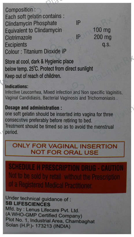 Genclomycin Soft Gelatin Capsule