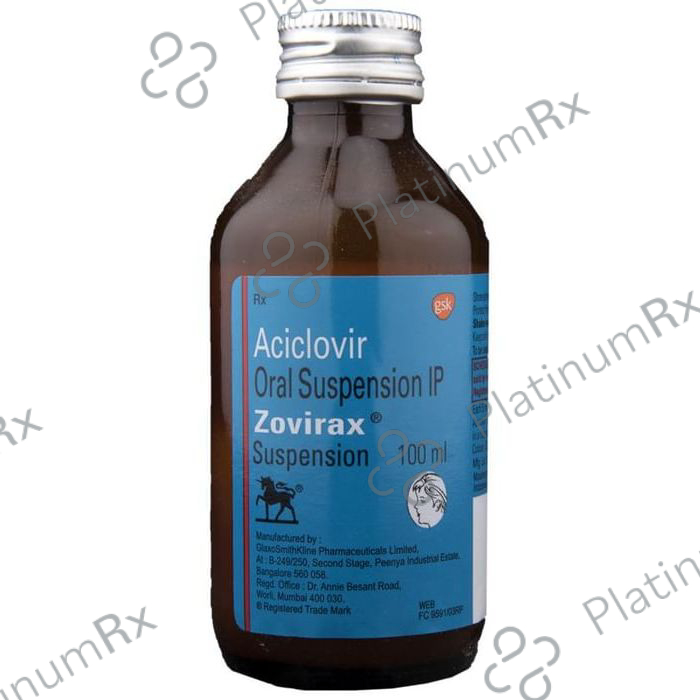 Zovirax 400mg Oral Suspension 100ml