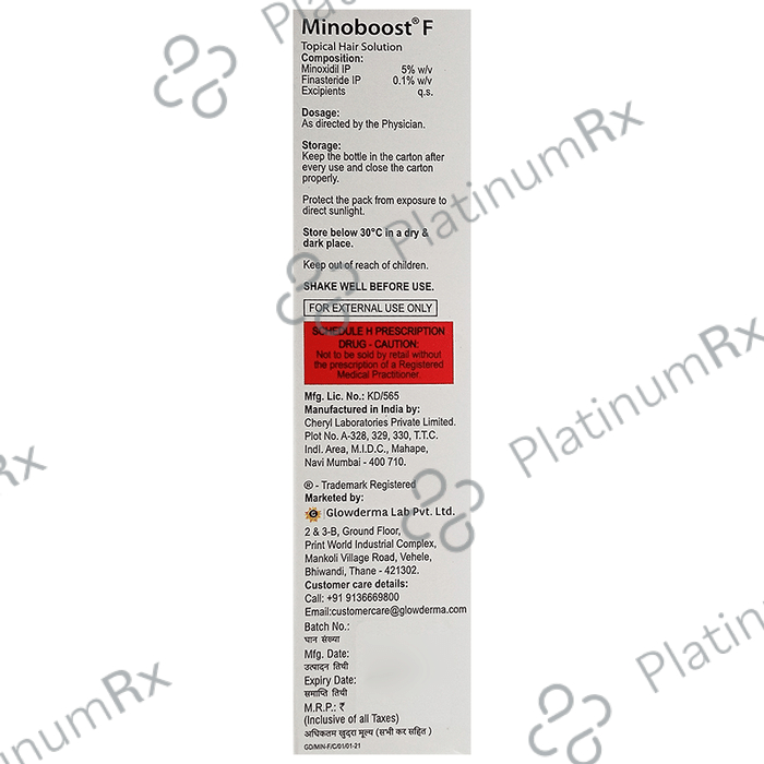 Minoboost F Topical Hair Solution 60ml