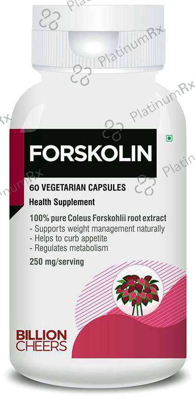 Billion Cheers Forskolin Vegetarian Capsules
