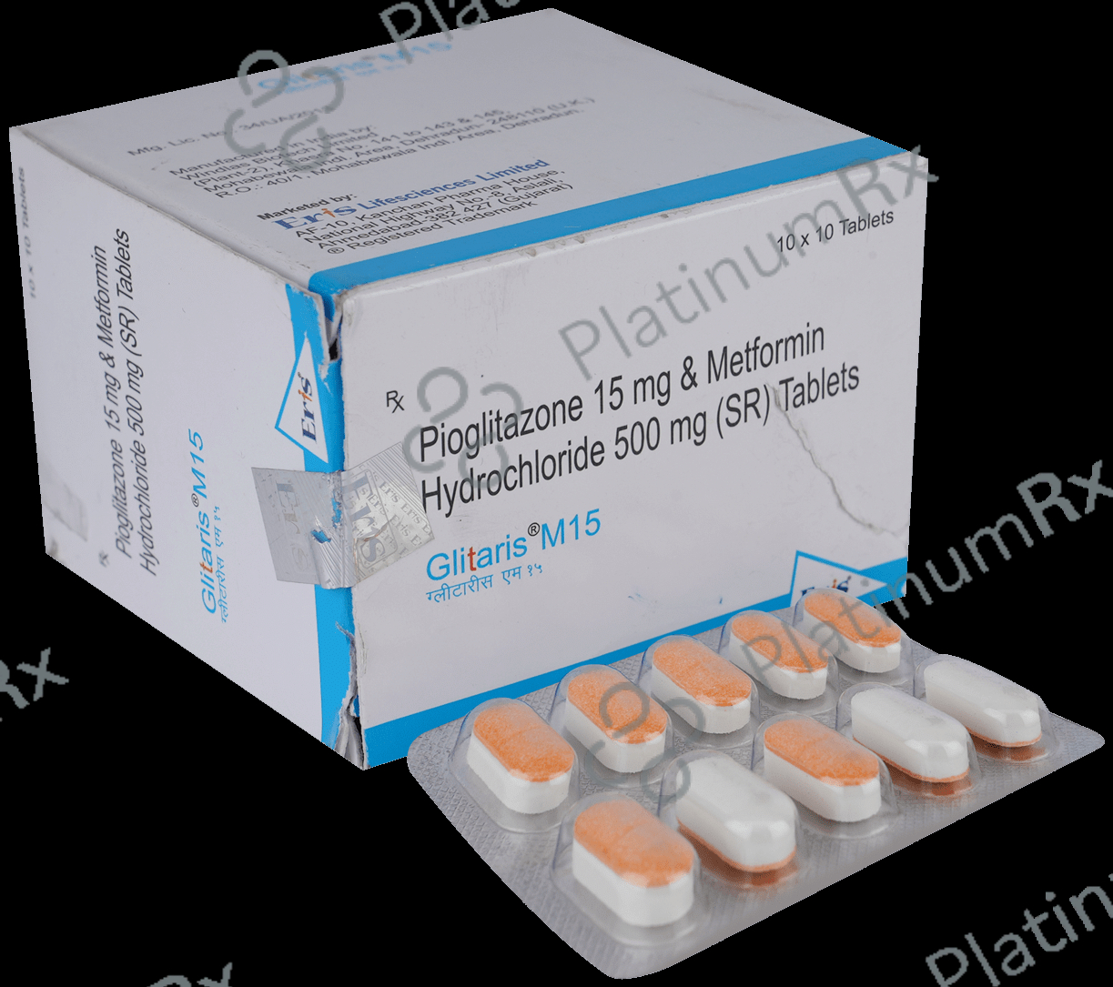 Glitaris M 15mg Tablet SR 10s