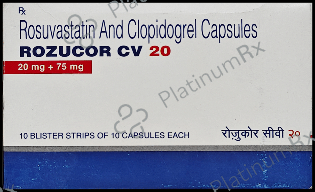 Rozucor CV 20/75mg Capsule 10s