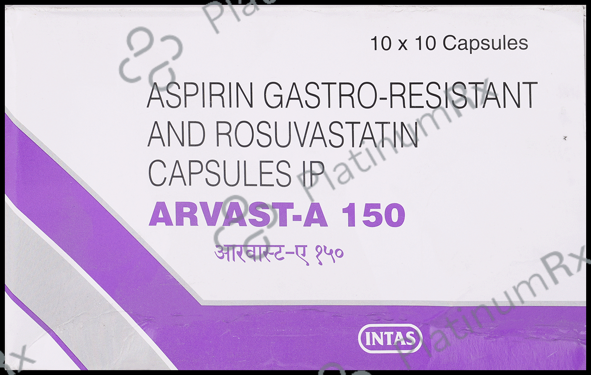 Arvast A 150/10mg Capsule 10s