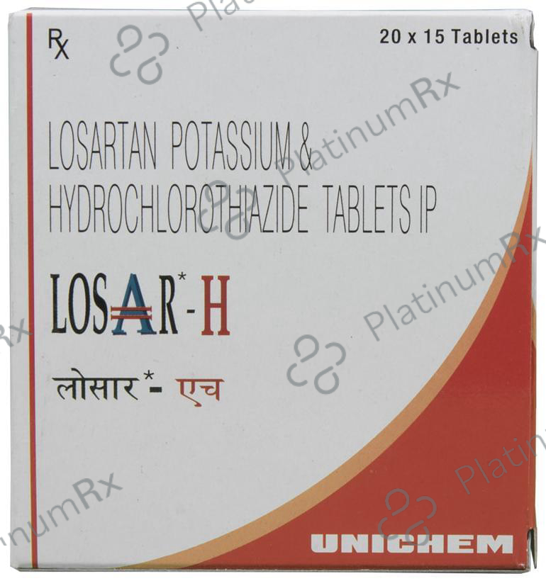 Losar H 50/12.5mg Tablet 15s