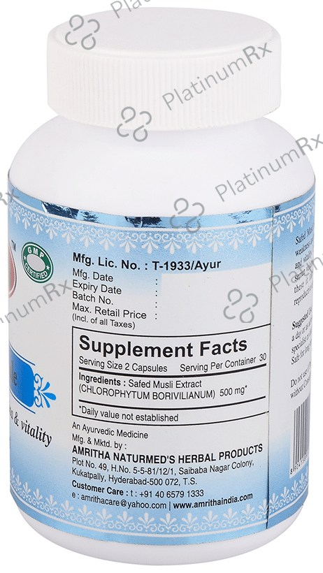 Naturmed's Safed Musli Capsule