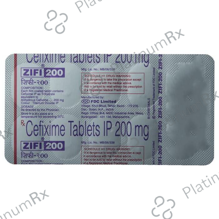 Zifi 200mg Tablet 10s