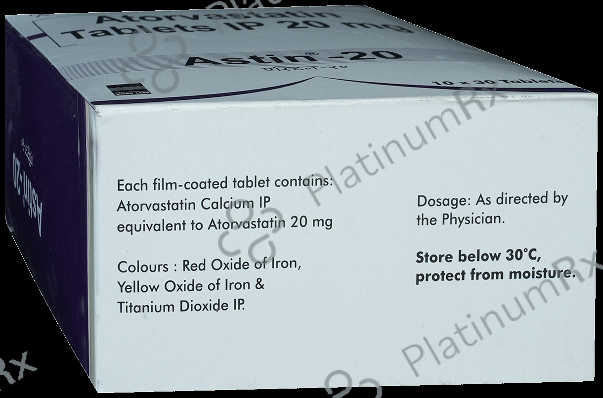 Astin 20mg Tablet 30s