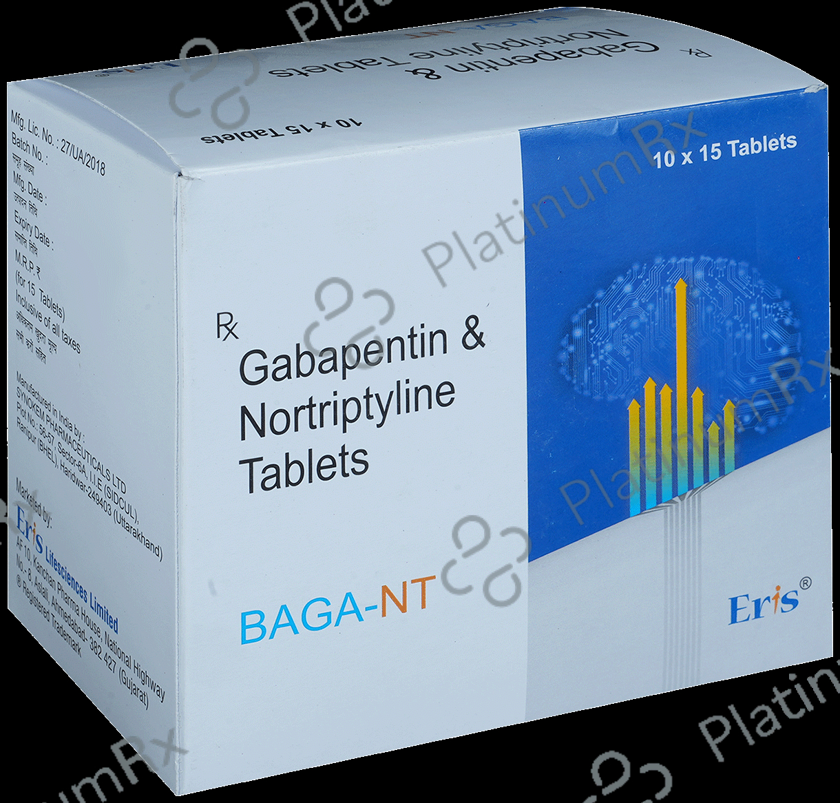 Baga NT 400/10mg Tablet 15s