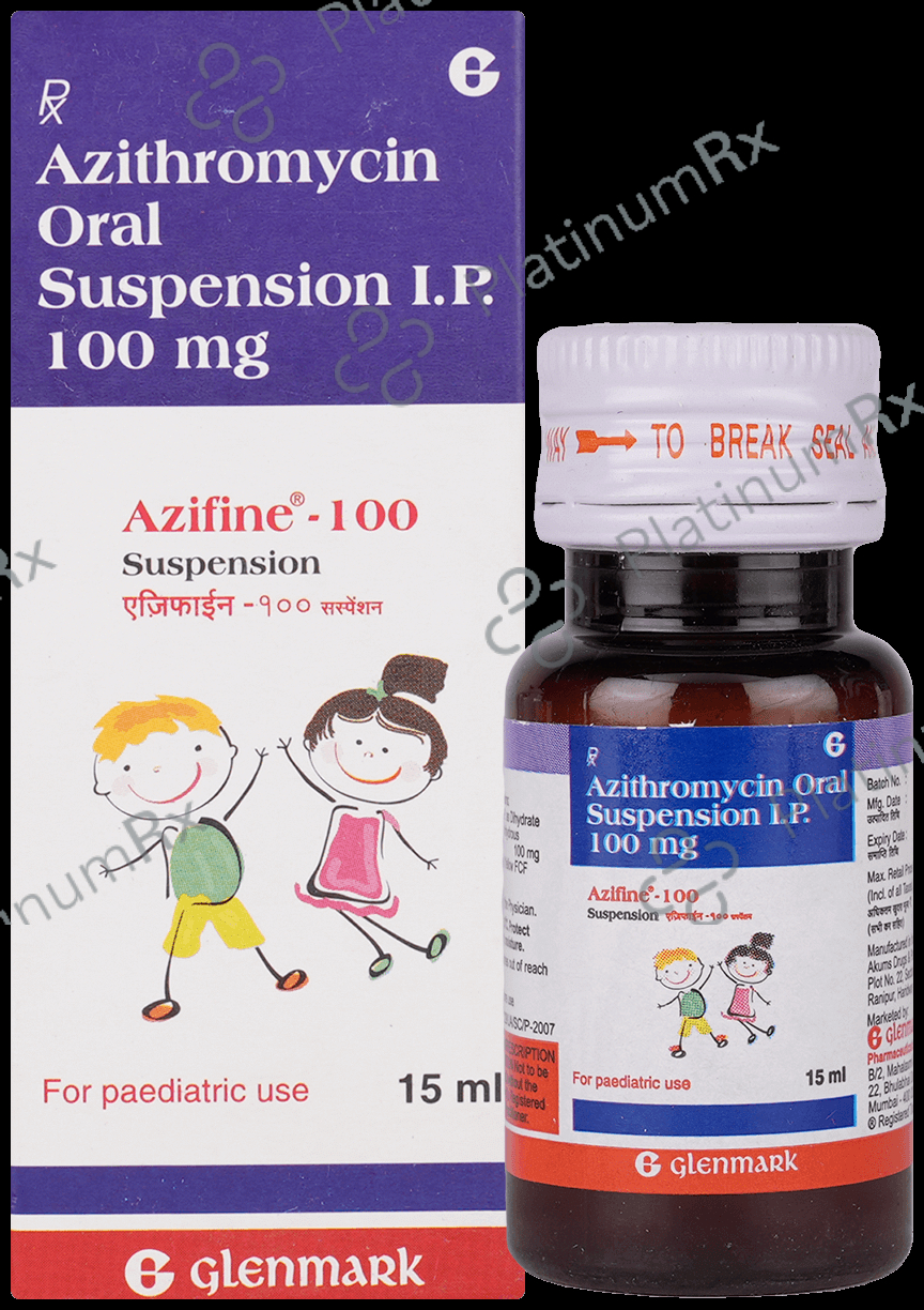 Azifine 100mg Suspension 15ml