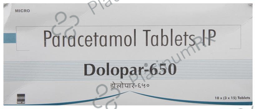 Dolopar 650mg Tablet 15s