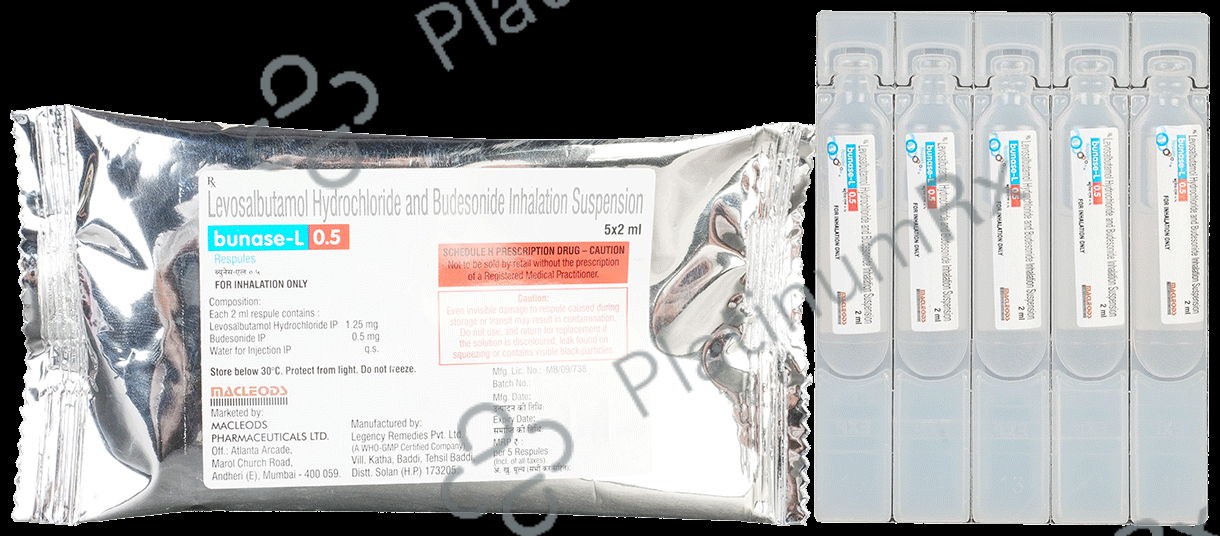 Bunase L 2ml 0.5mg/1.25mg Respule 5s