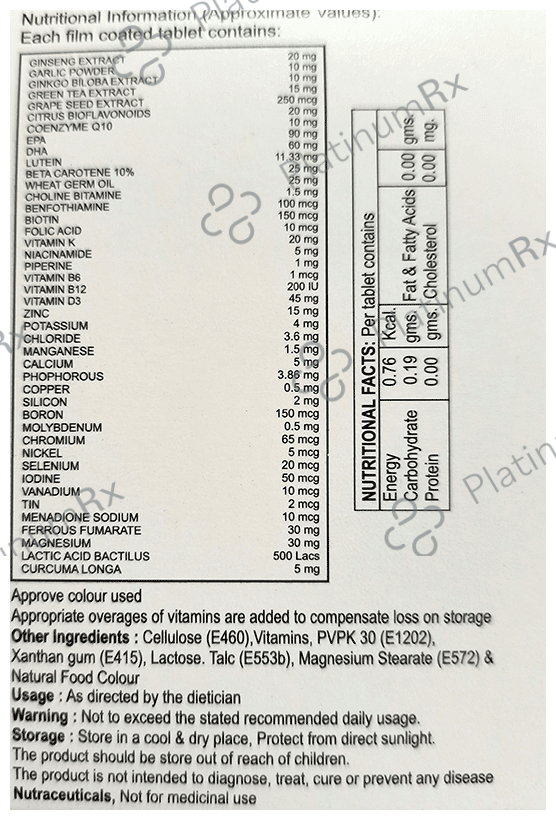 Healing Pharma Healvital 5G Tablet 10s