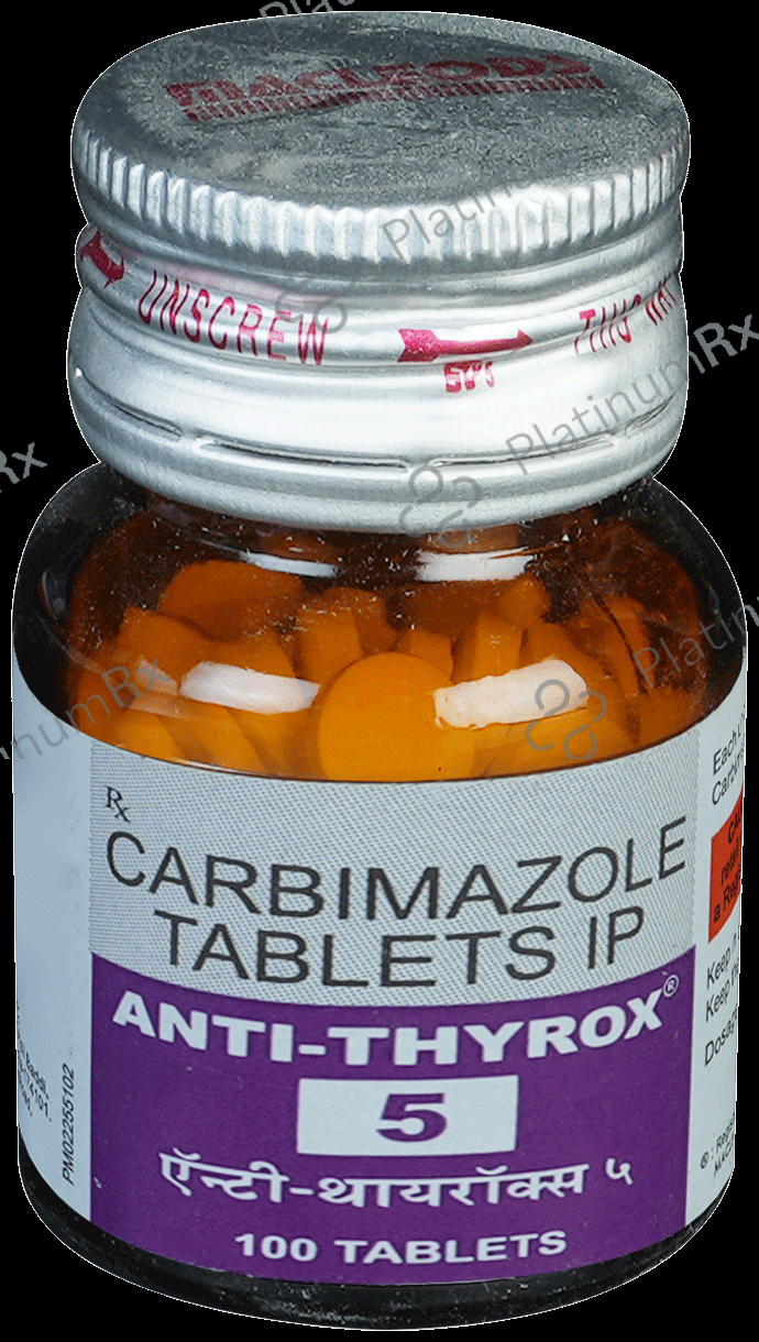 Anti Thyrox 5mg Tablet 100s