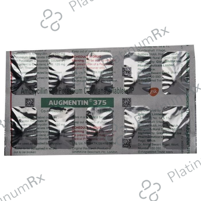 Augmentin 375mg Tablet 10s