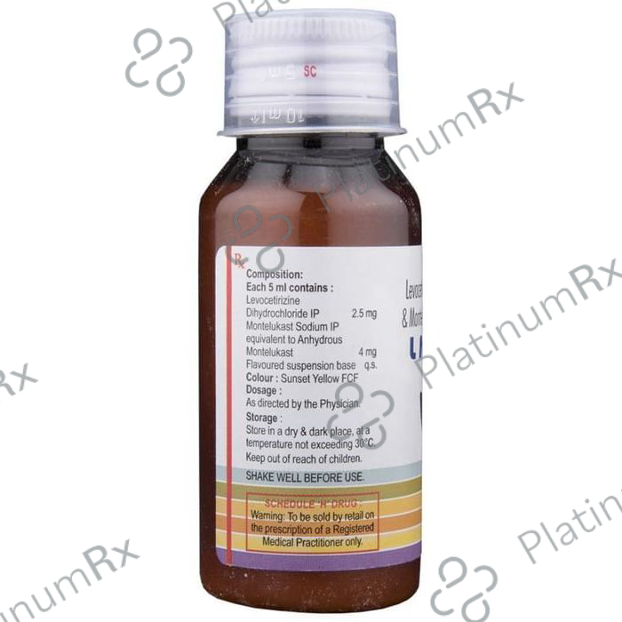 L Montus 2.5/4mg Oral Suspension 60ml