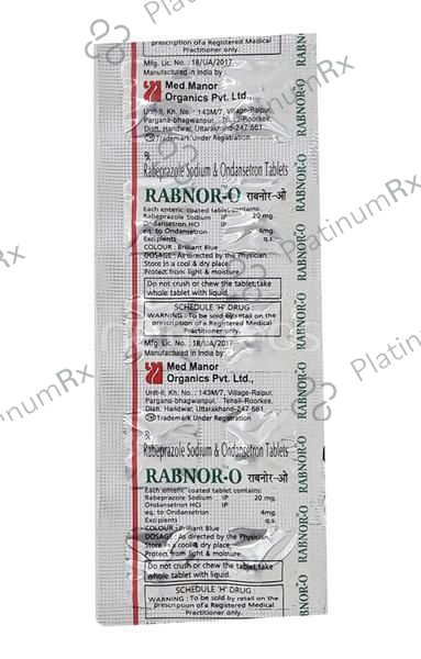 Rabnor O 4/20mg Tablet 10s